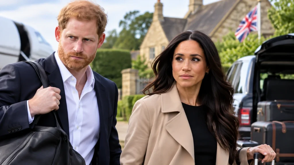 harry and meghan leaving the royal family